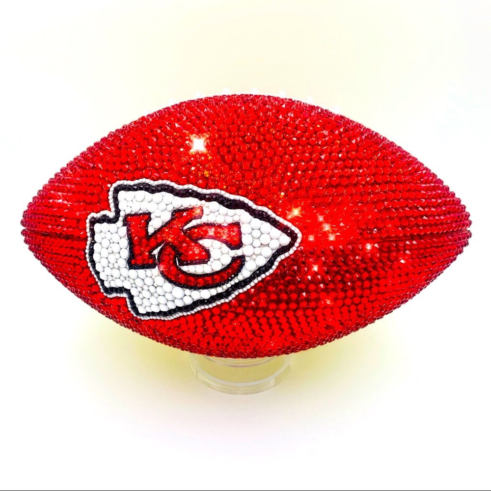 Swarovski Crystal Bling FootBall ANY Team handmade